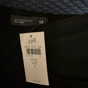 J.Jill Black Slim Ankle Pants